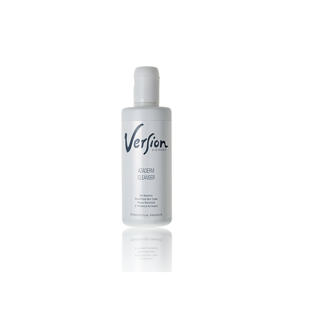 Version Azaderm Cleanser 200ml. Καθαριστικό για  επιδερμίδες με τάση ακμής.