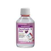 FREZYDERM SENSITEETH KIDS MOUTHWASH Στοματικό διάλυμα κατά της τερηδόνας, για παιδιά από 3 ετών με Φθόριο 100ppm και Ασβέστιο. 250ml