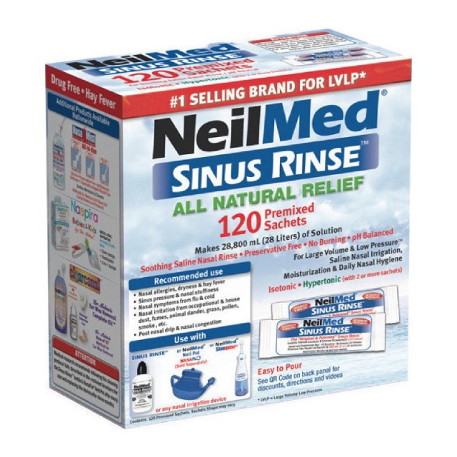 NEILMED SINUS RINSE 120SACHETS