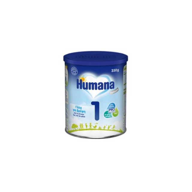 Humana Optimum 1 Γάλα Για Βρέφη Από Τη Γέννηση Έως Των 6ο Μήνα 350gr