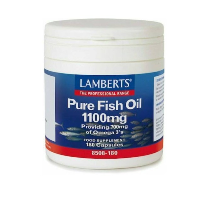 Lamberts Pure Fish Oil Ιχθυέλαιο 1100mg 180 κάψουλες